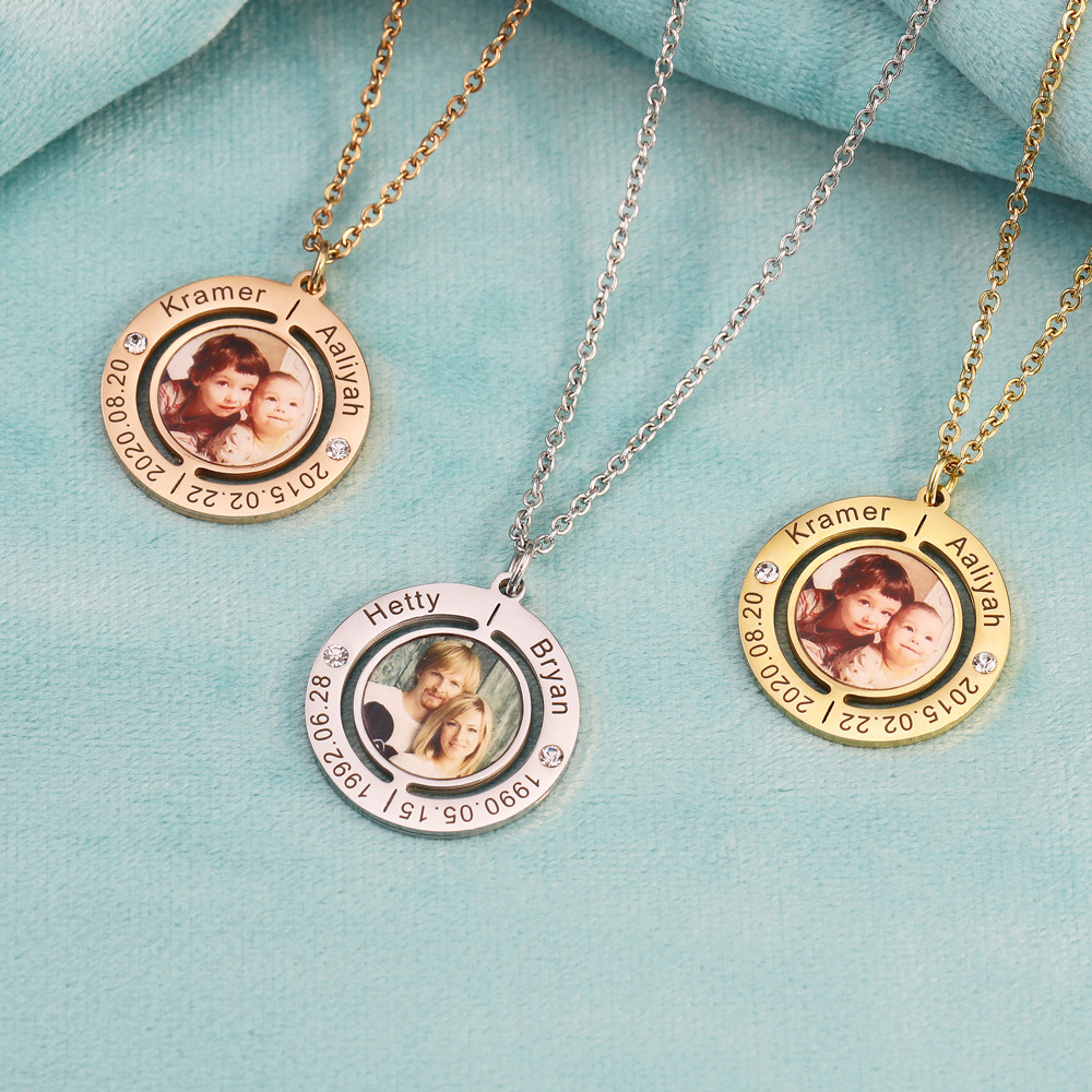 Custom Photo Pendant Necklace
