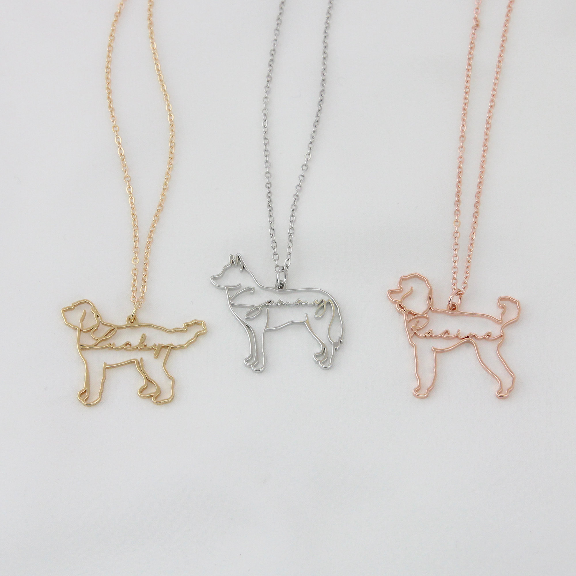 Custom Dog Necklace with Name