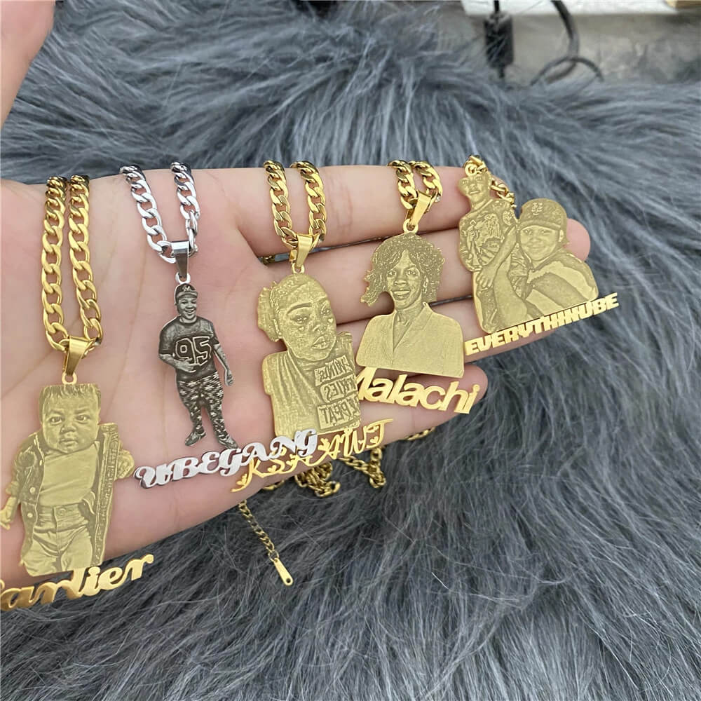 Custom engraved necklace