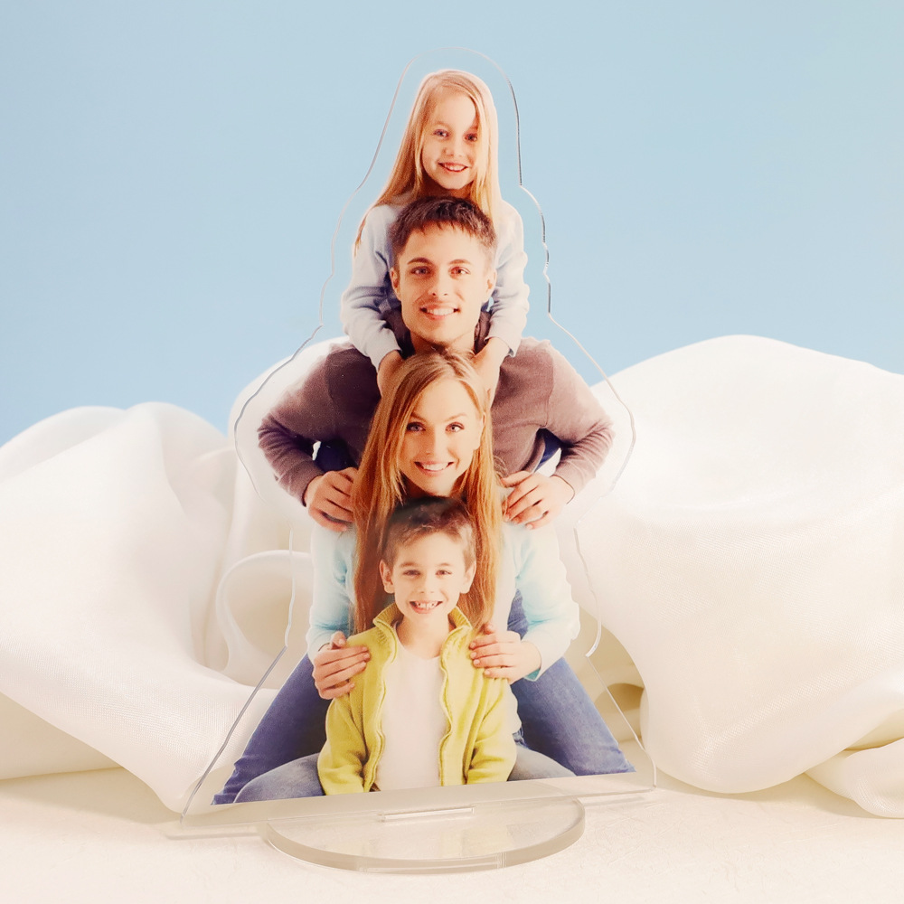 Personalized Family Memories Freestanding Acrylic Photo Block