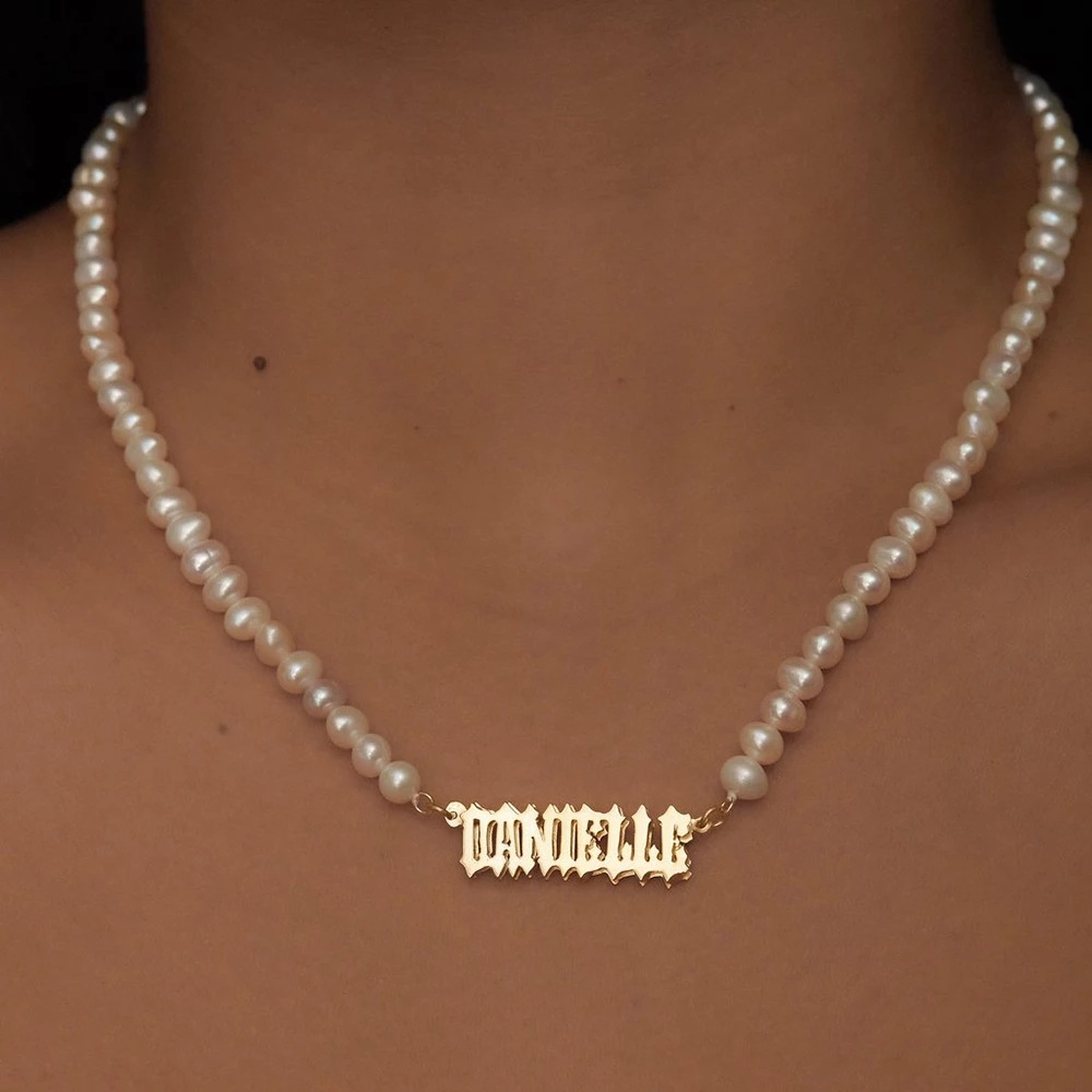 Personalized Abnormity Freshwater Pearl Necklace