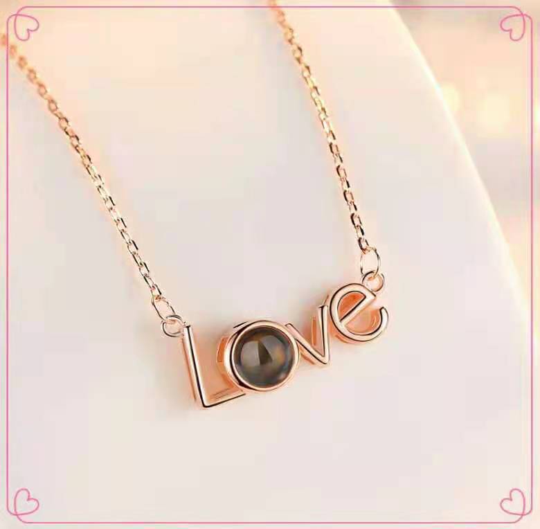 Personalized love photo Necklace