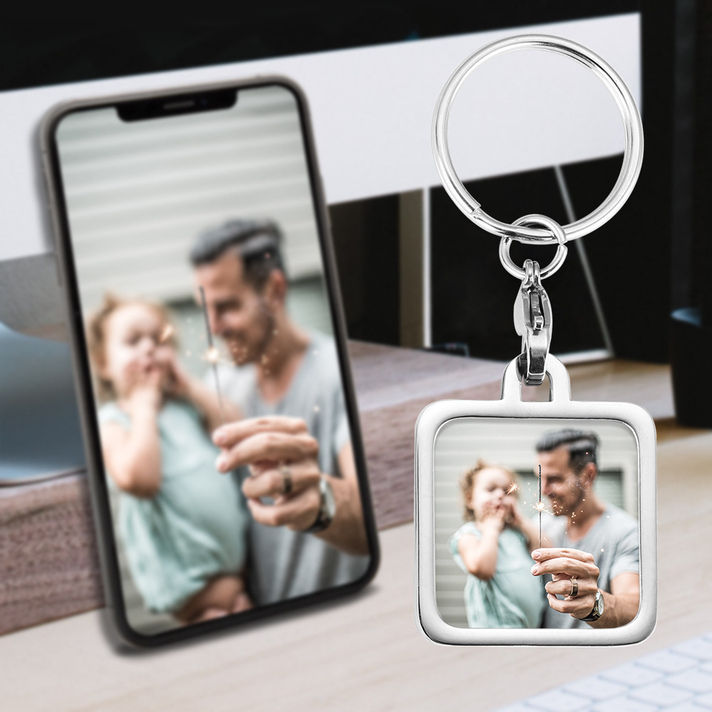 Personalized photo key chain