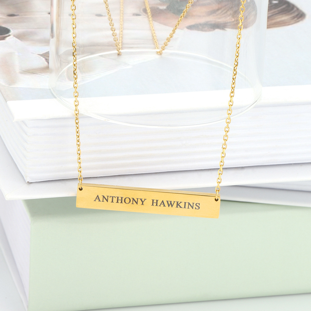 ROMAN NUMERAL DATE NECKLACE
