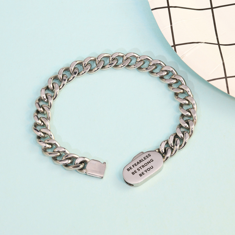 Personalized men's fashion denim bracelet