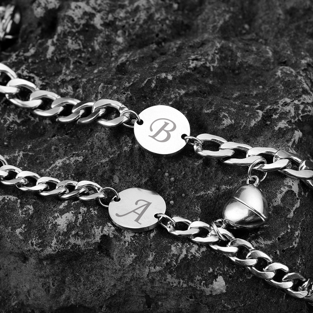 Personalized Couple Lettering Bracelet