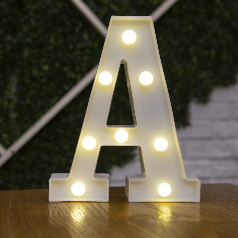 Personalized Alphabet Letter LED Light