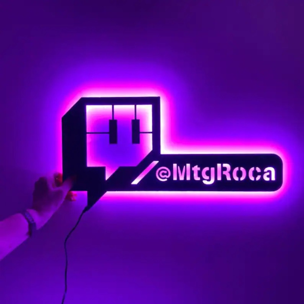 Personalize Username Neon Sign Wall Lamp