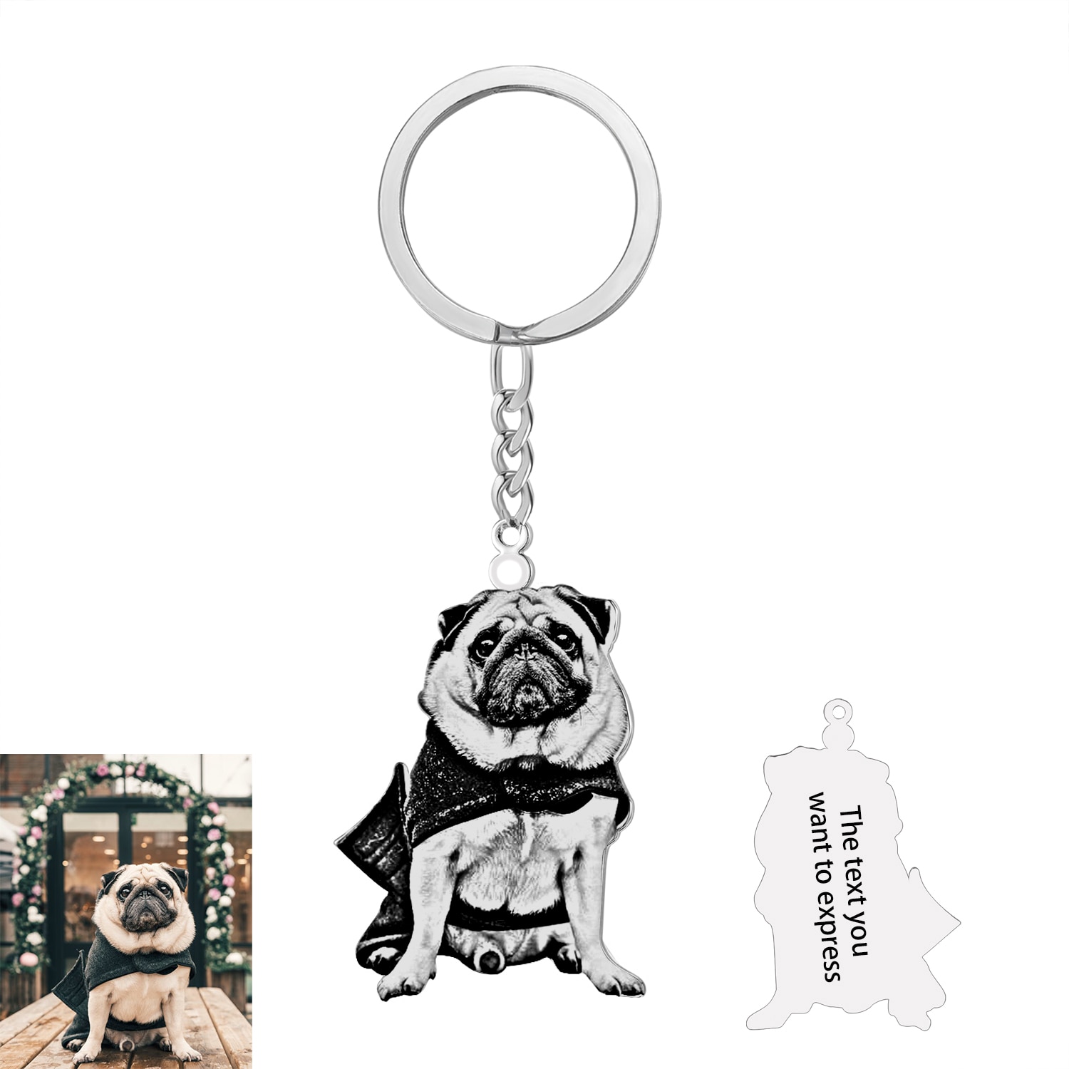 Personalized Photo Customized Keychain