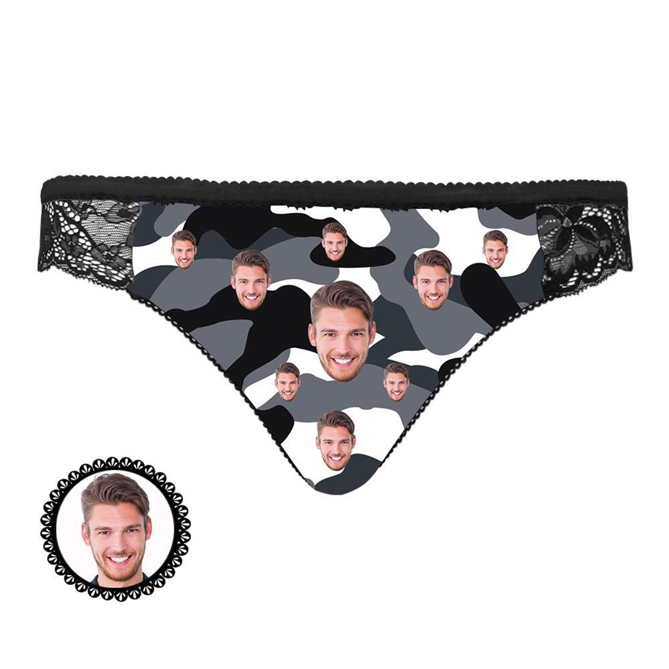 Personalized custom graphic women's panties