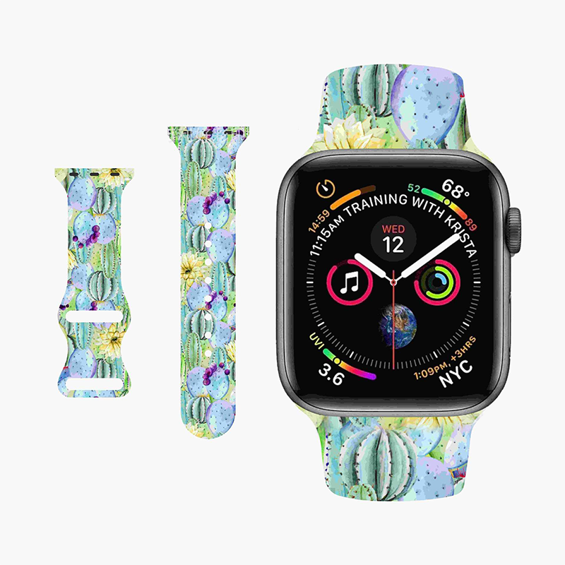Personalized pattern custom digital printing apple watch strap