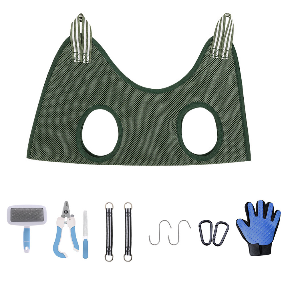 Pet Grooming Hammock Set