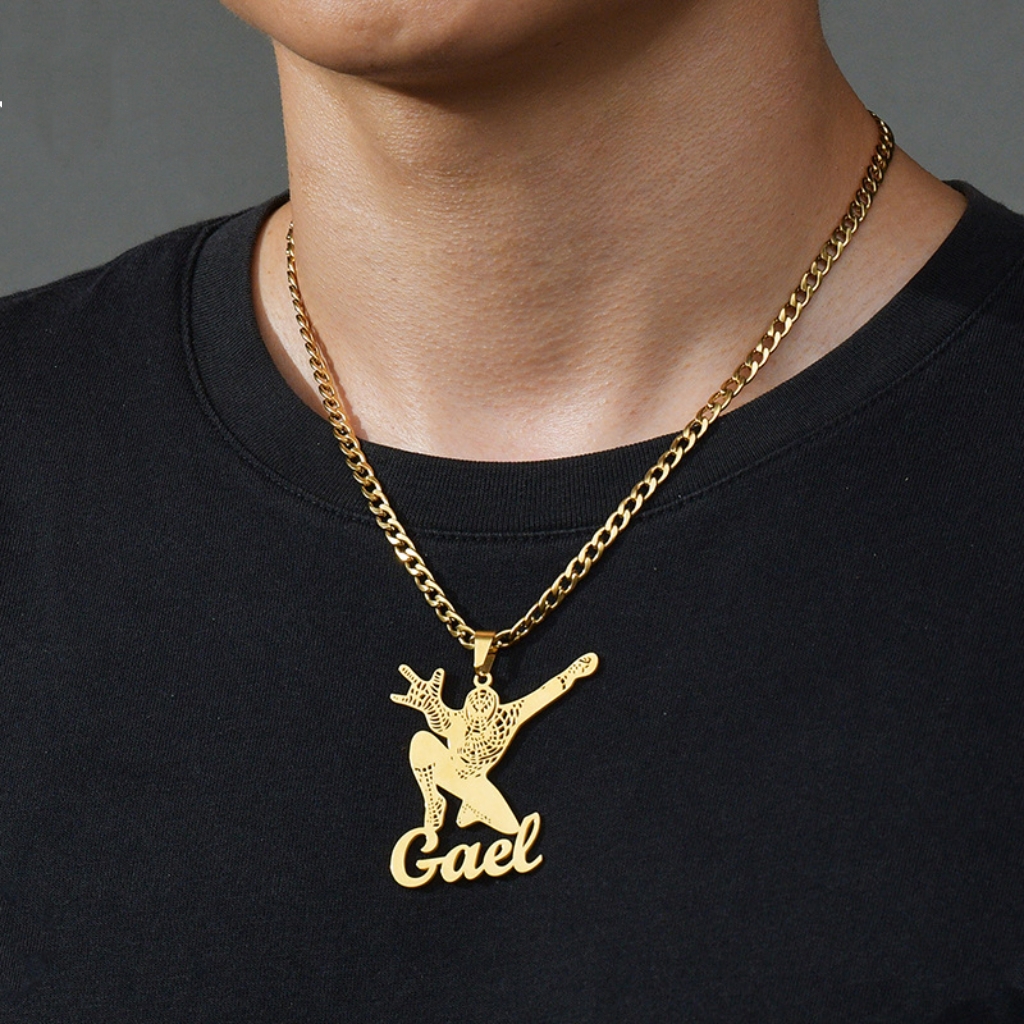 Personalized Anime Name Necklace