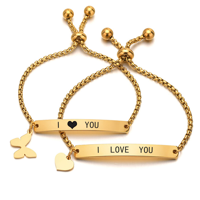 Custom engraved bracelet
