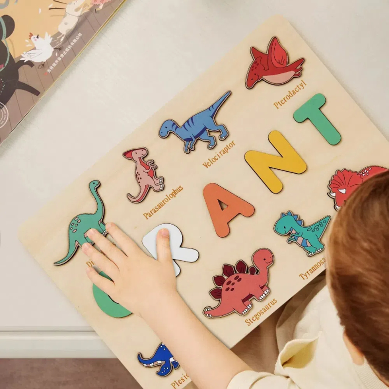 Customized Name Nlightenment Wooden Puzzle