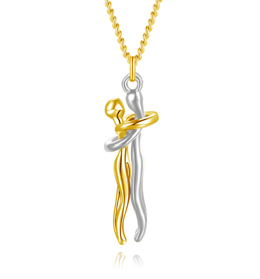 stainless steels Hug neckalce