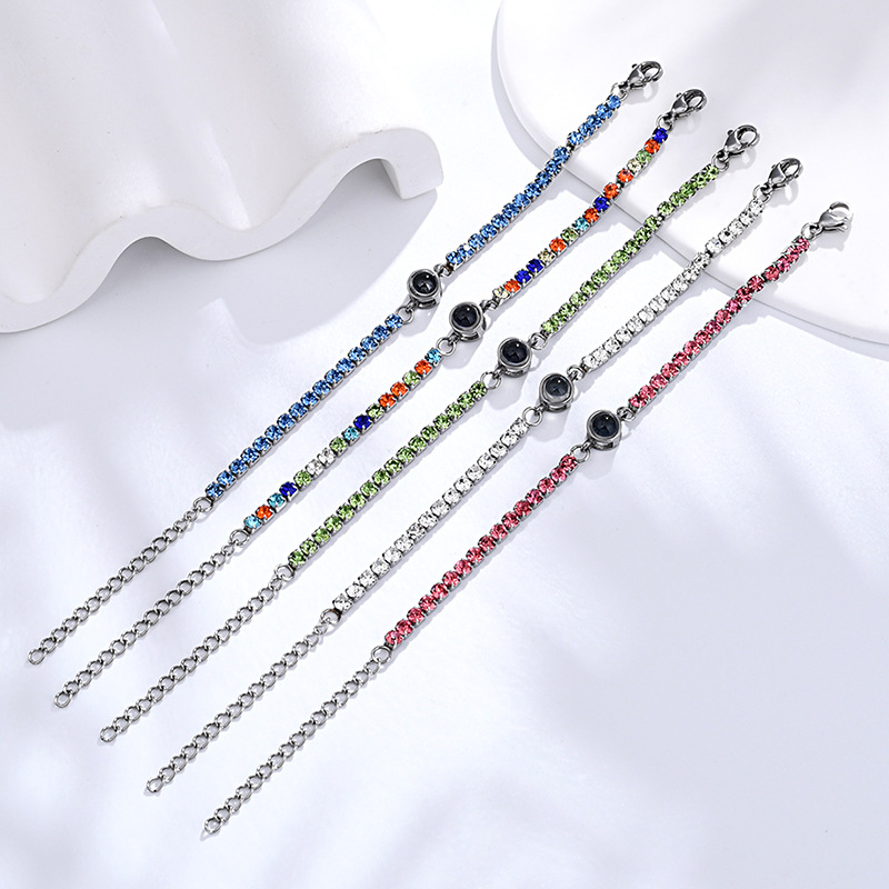 Customized Diamond Projection Bracelet