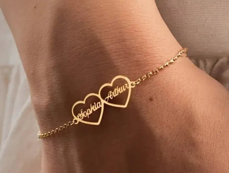 Inter-hearts Customized Bracelet