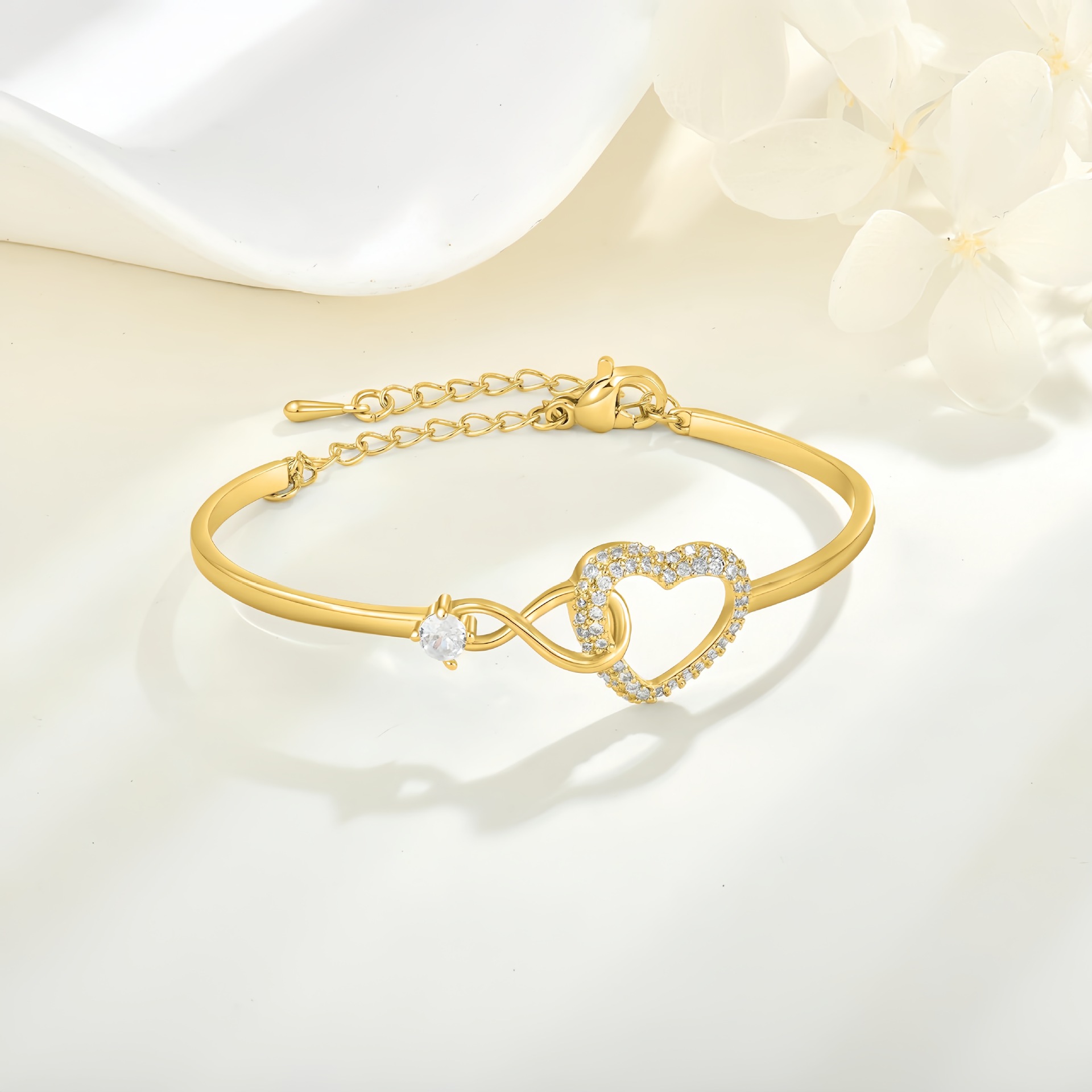 Skeleton Heart Bracelet