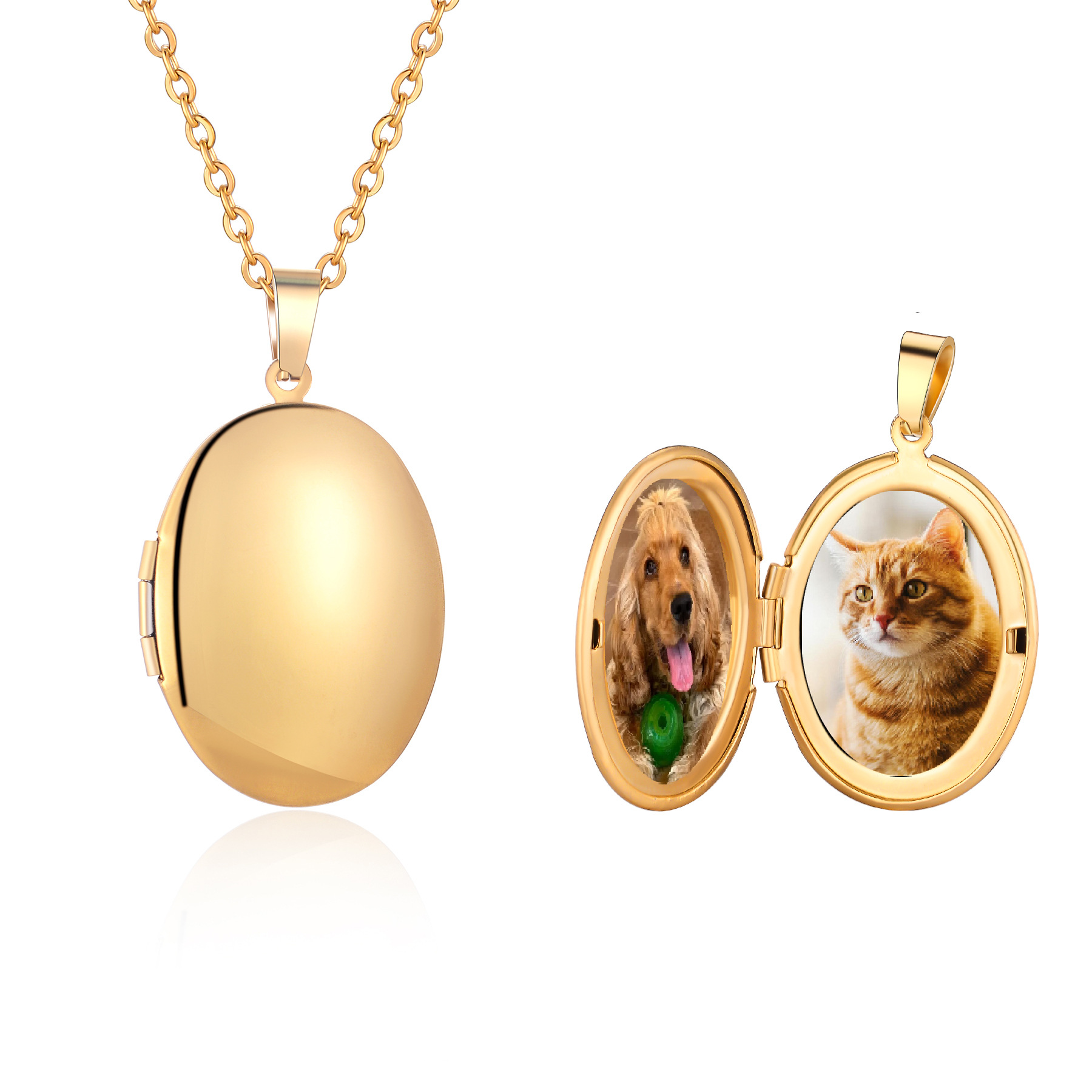Personalized photo necklace