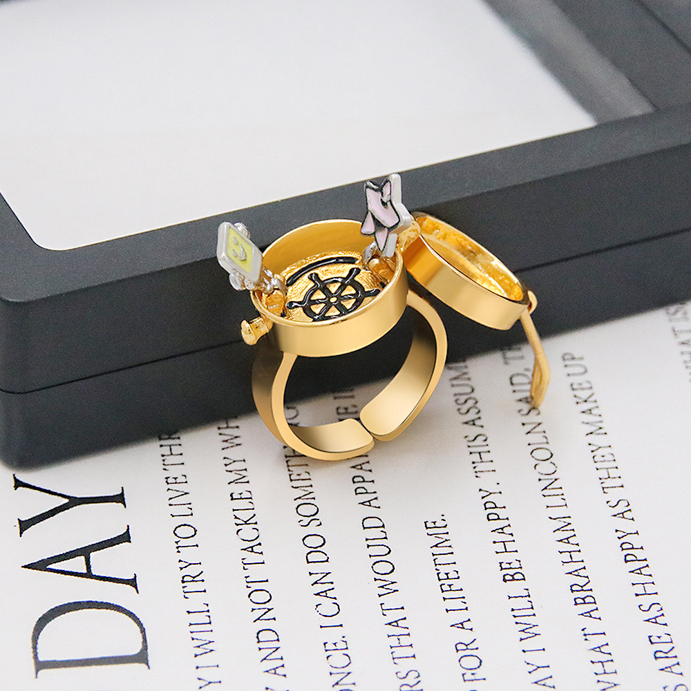 Custom SpongeBob and Patrick Spin Ring - Adjustable Fun Cartoon Ring with Personalized Photo Engraved - Best Friend Gift