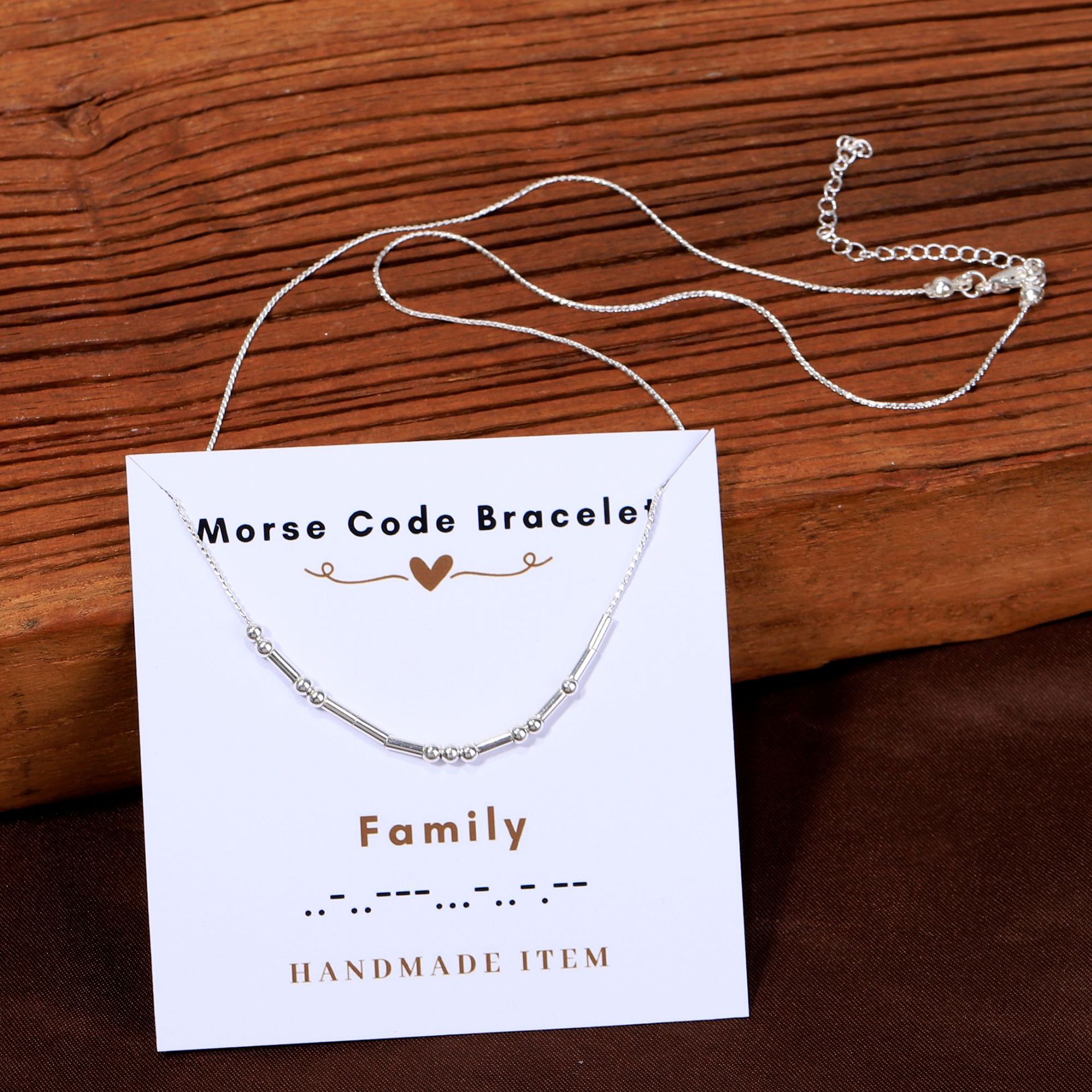 Custom Morse Code Bracelet - Personalized Name Bracelet with 1-5 Letters - Stainless Steel Couple Bracelet - Minimalist Dainty Jewelry Gift