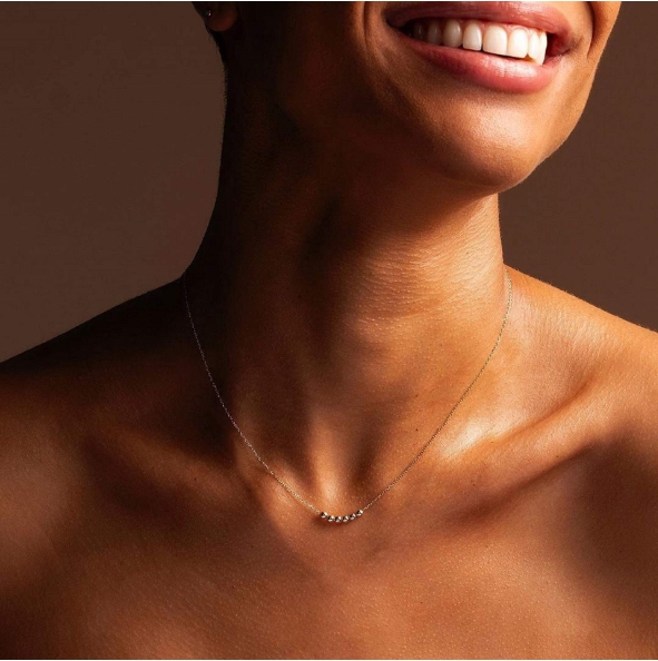 Anti Anxiety Six Sliding Bead Necklace