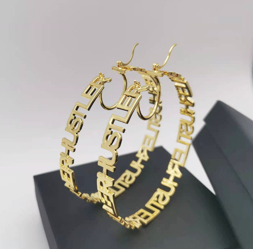 Customized Alphabet Earrings