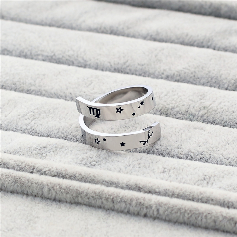 Twelve Zodiac Signs Ring