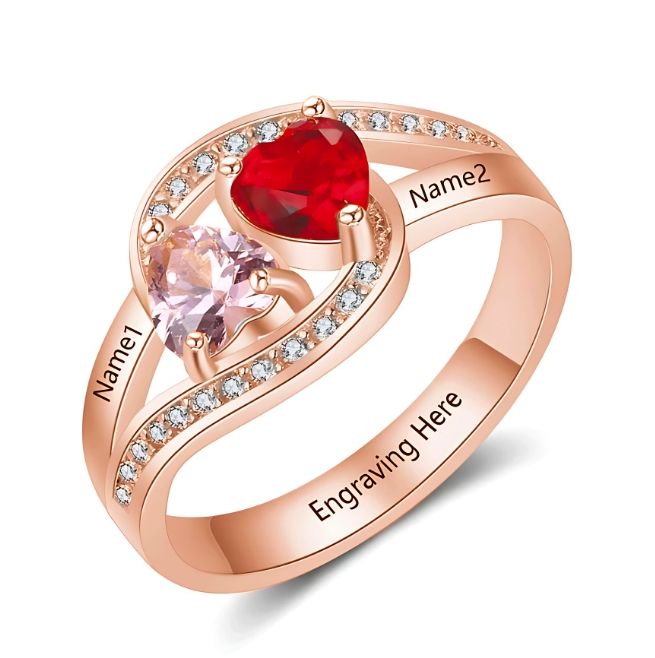 Personalized couple ring