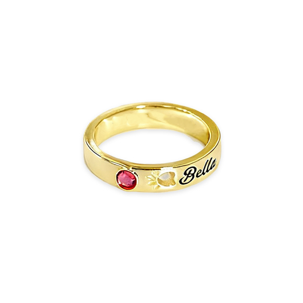 Personalized Engraved Copper Ring