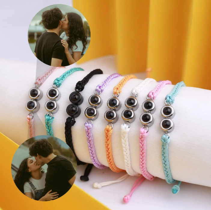 Double-Bead Projection Braided Bracelet