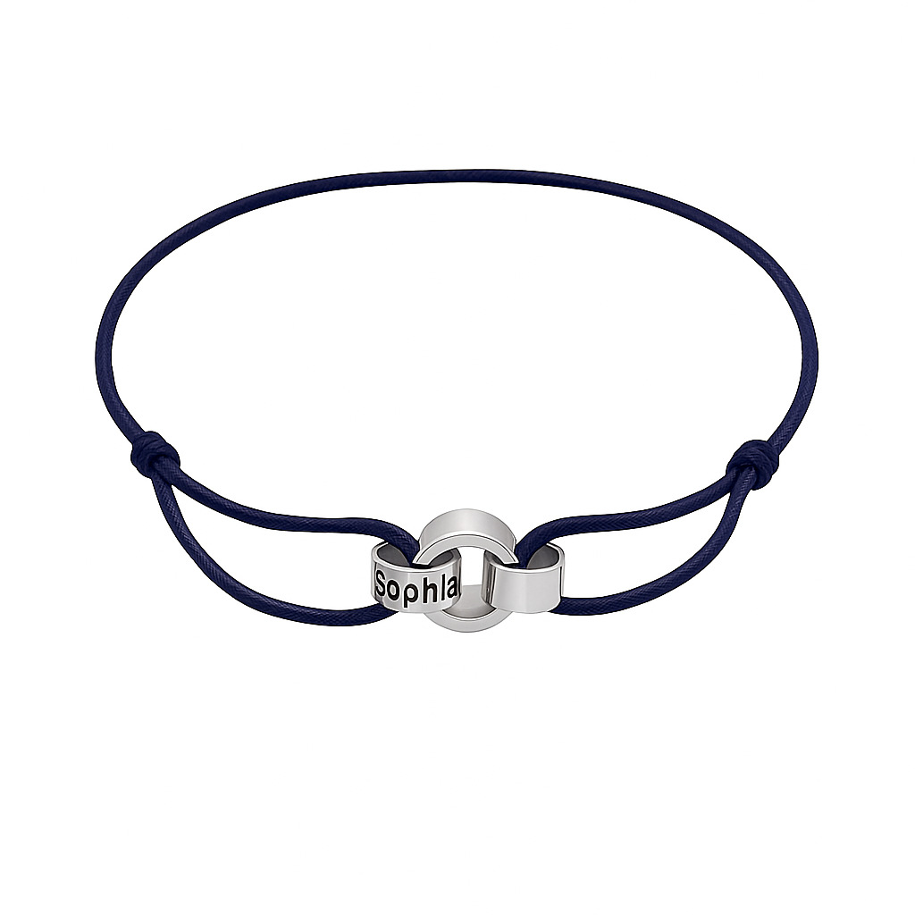 Personalized Interlocking Bracelet