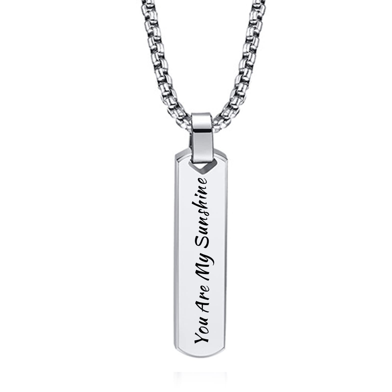 Personalized Bar Necklace