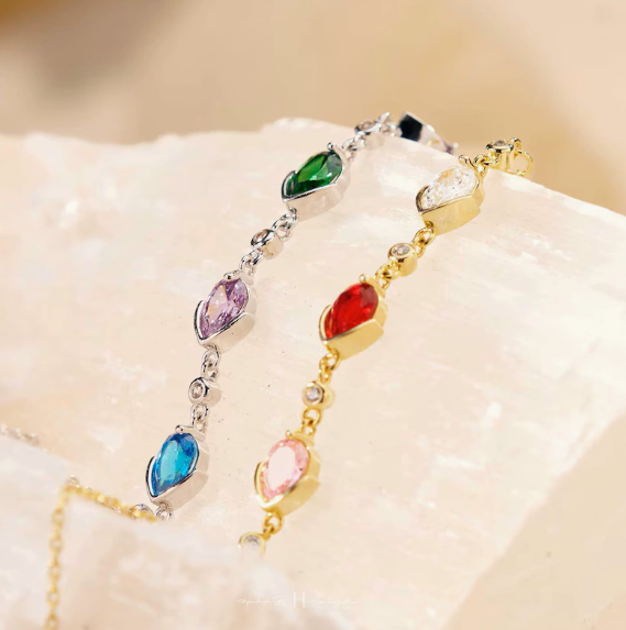 Custom Birthstone Bracelet