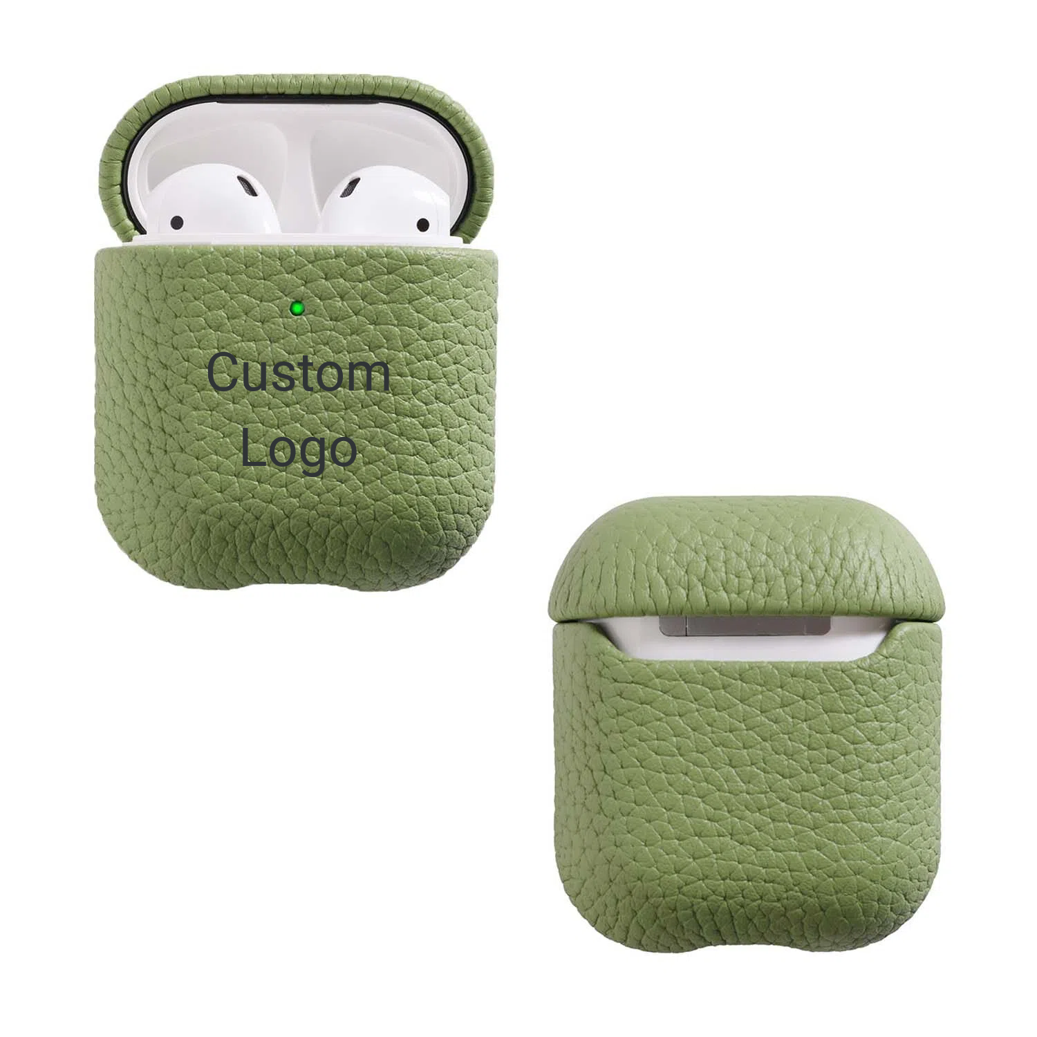 Custom Engraved Cowhide Airpods Case