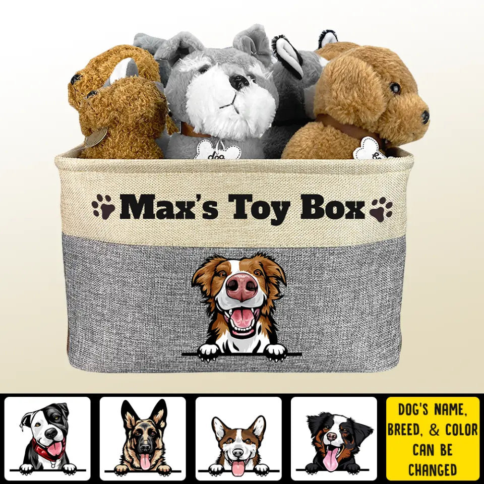 Personalized Dog Toy Box