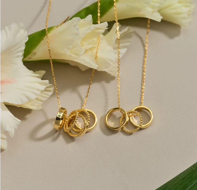Personalised Circle Name Necklace