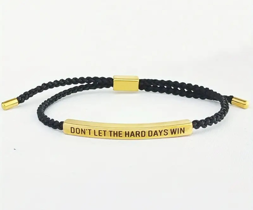 Adjustable stainless steel bracelet