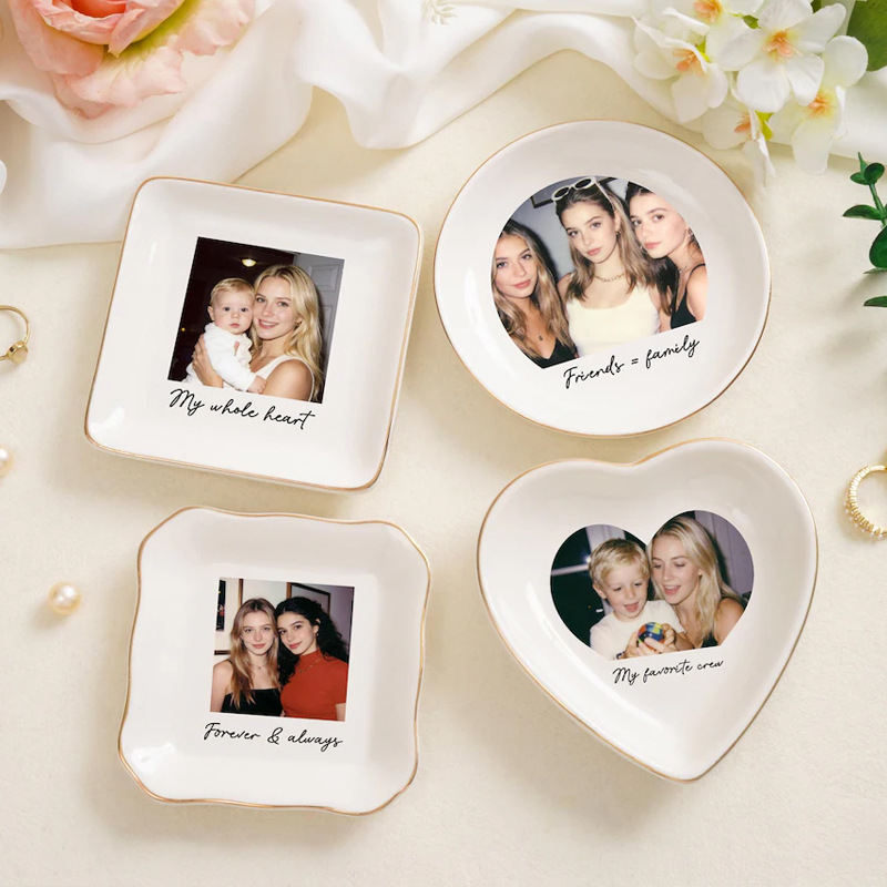 Personalized Gold Dim Jewelry Dish