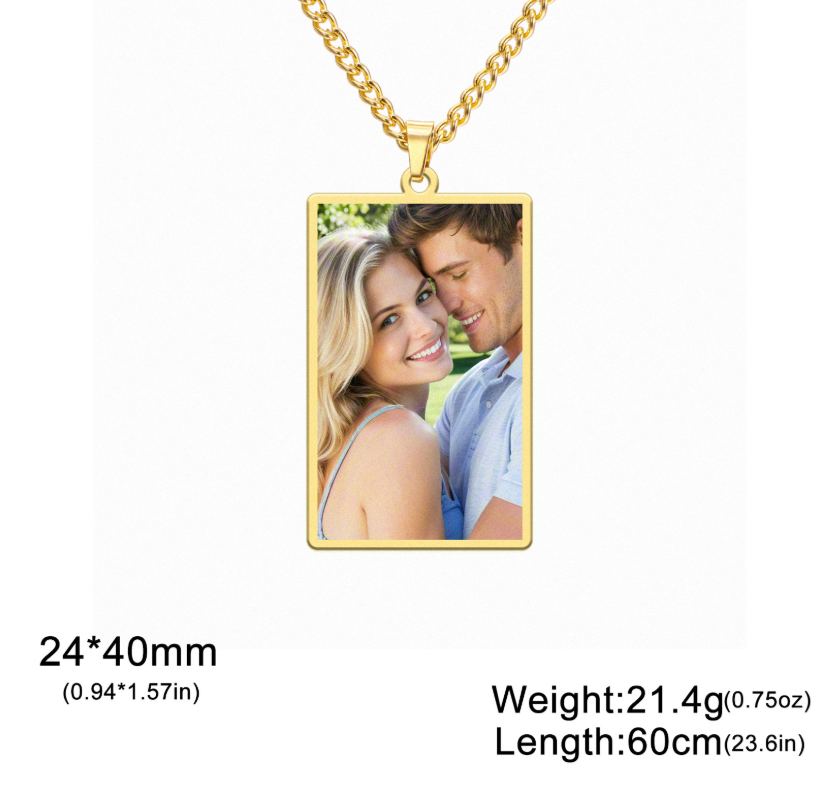 Personalised Photo Necklace