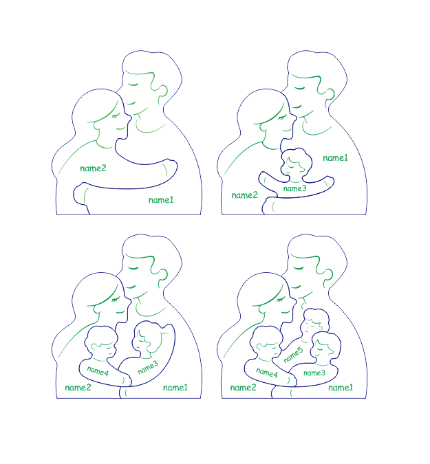Personalized Wooden Family Puzzle Decor
