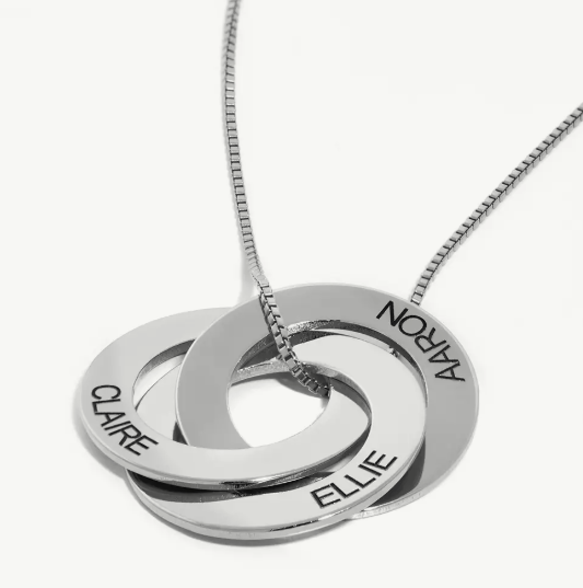 Three-Ring Russian-Style Necklace
