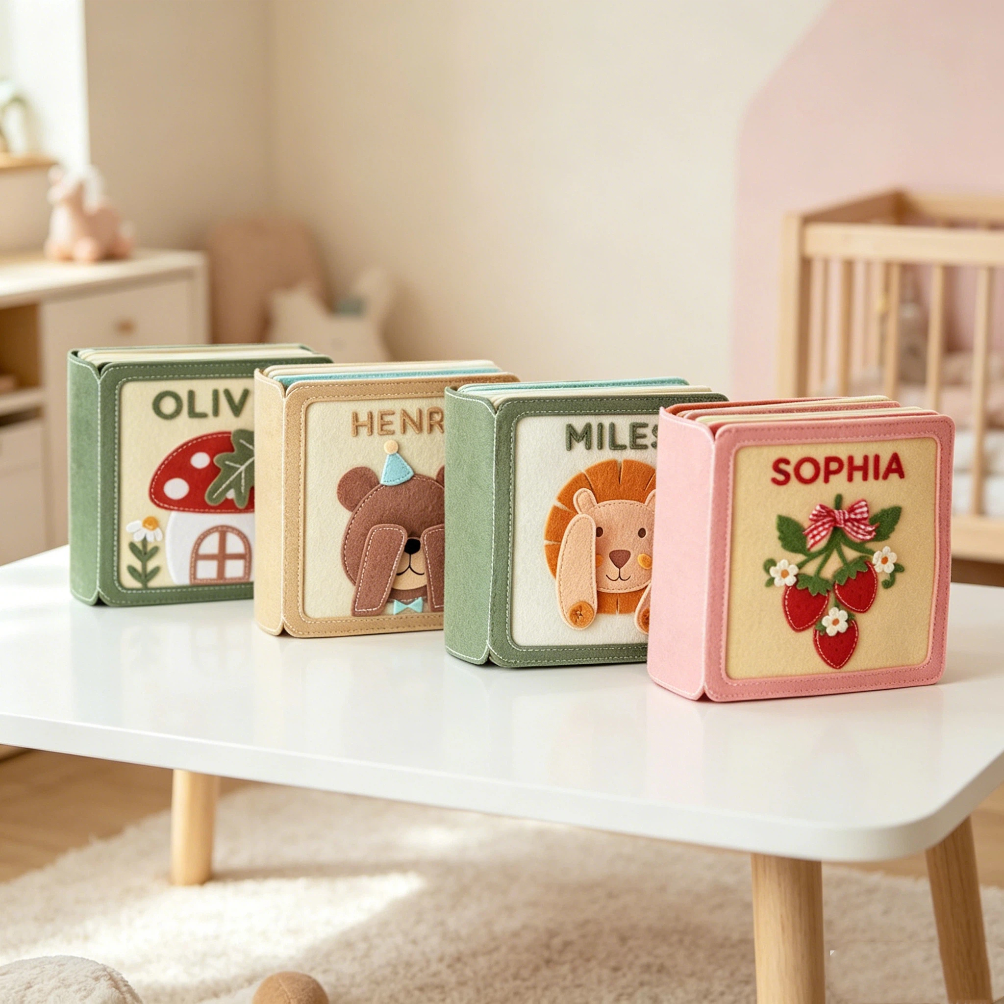 Personalized Handmade Felt Book