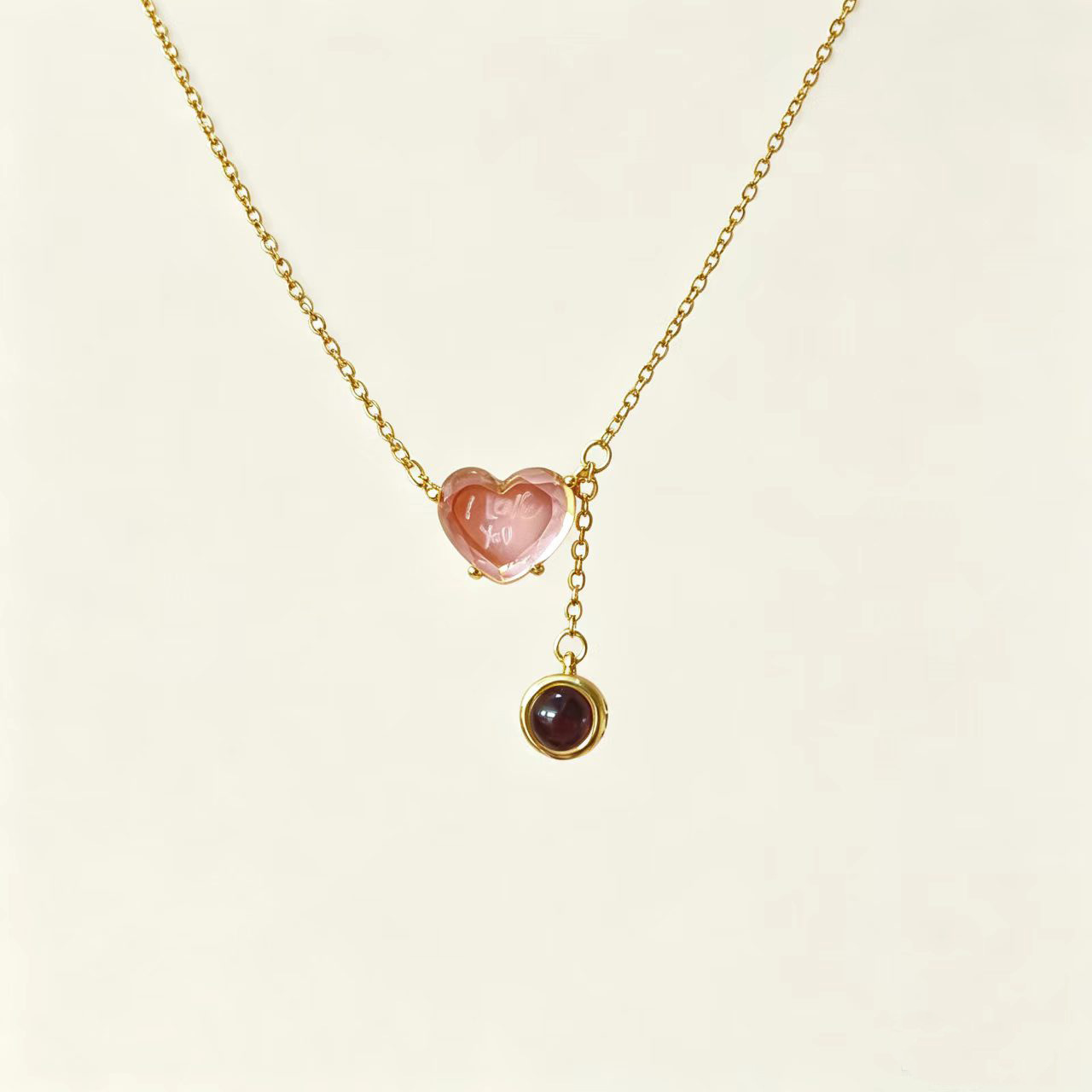 Heart Projection Personalized Necklace