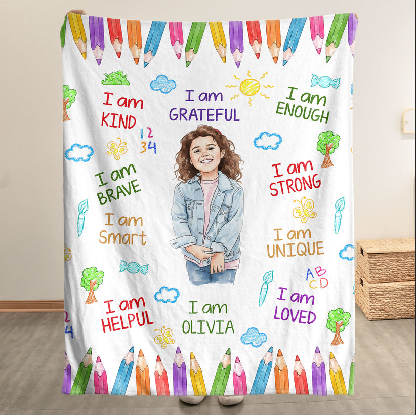 Custom Fleece Photo Blanket