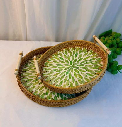 Handmade Rattan Tray