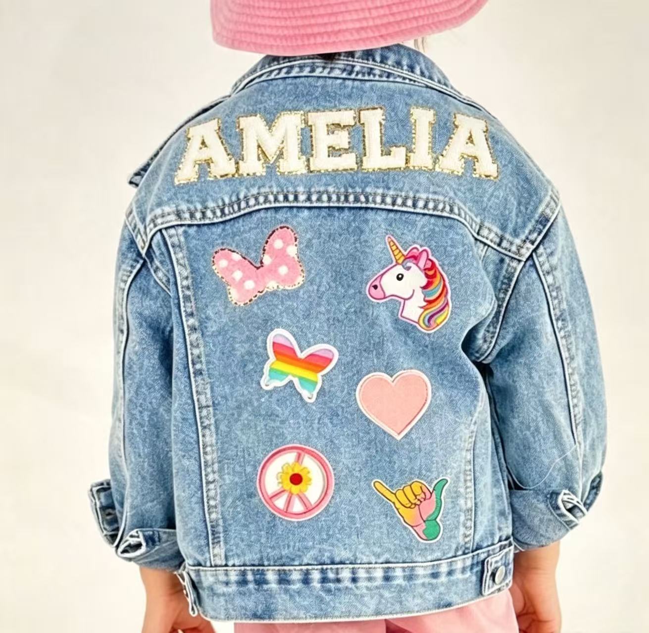 Customized Personalized Denim Jackets for Kids