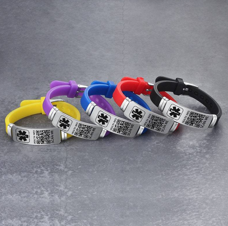 Emergency Medical Identification Wristband