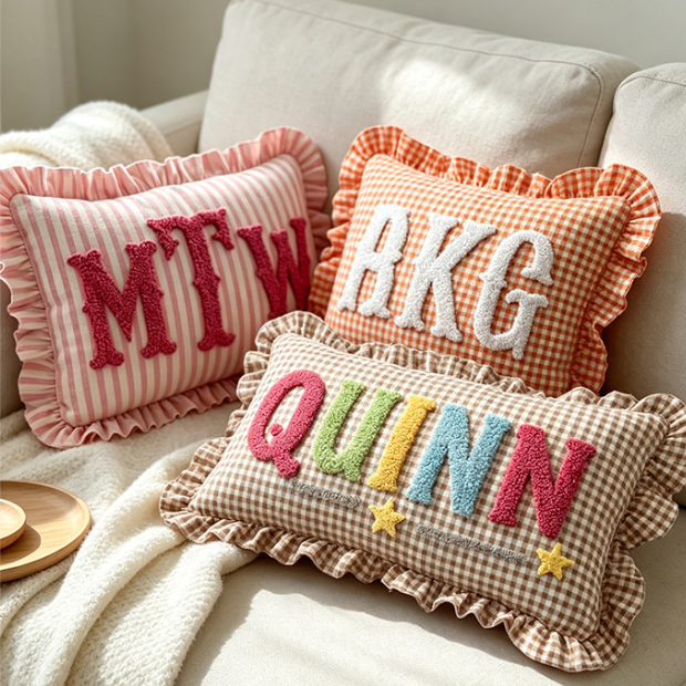 Custom Embroidered Pillow